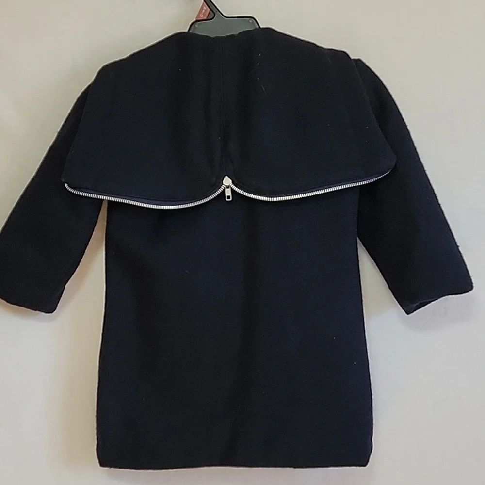 Boys Carter's Vintage Lined Hooded Jacket,‎ Navy, Size 5, Pre-Owned
